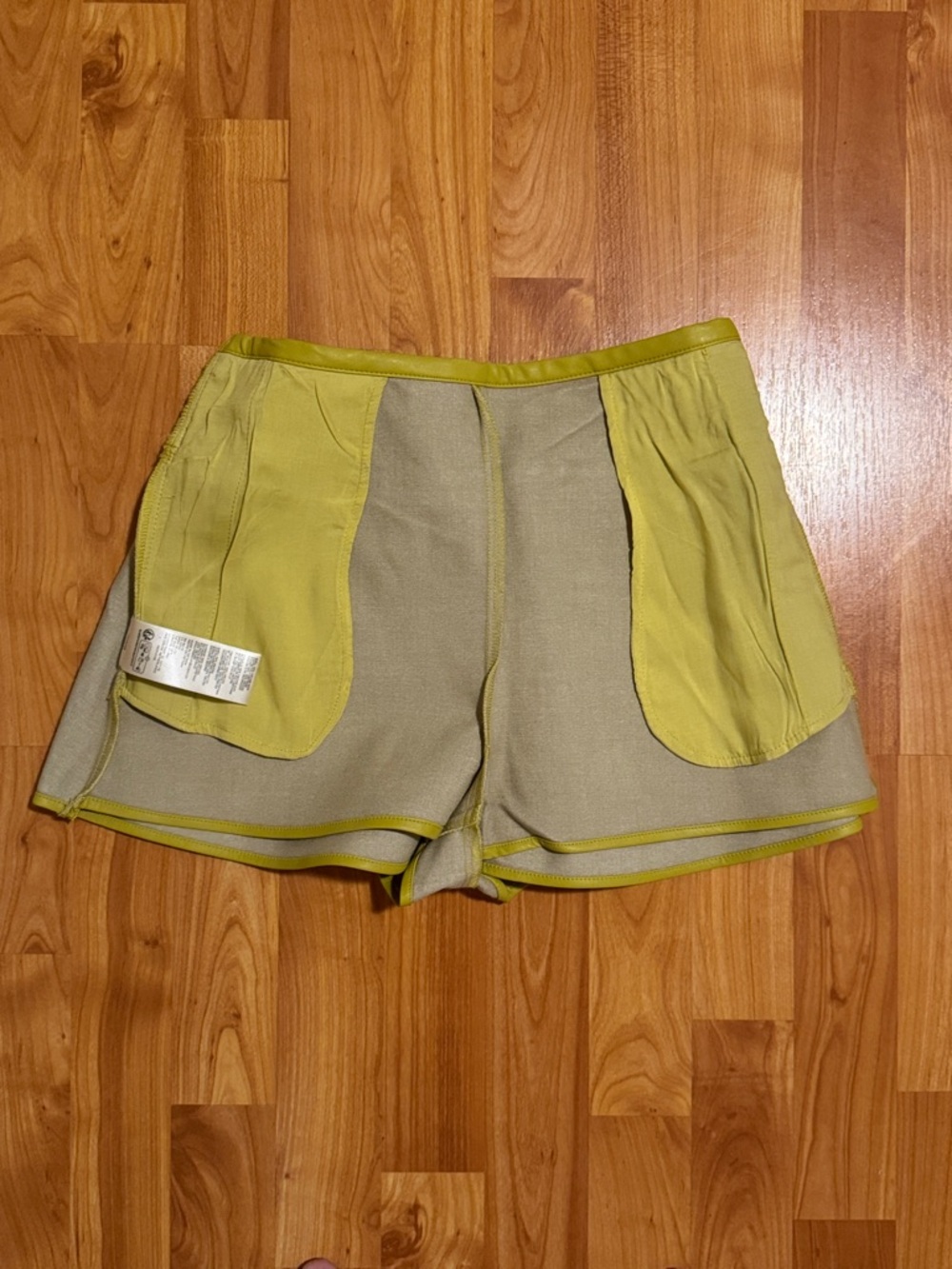 Free People We The Free Paradise Found Vegan Skort Chartreuse Skort SMALL NWT - Picture 8 of 14